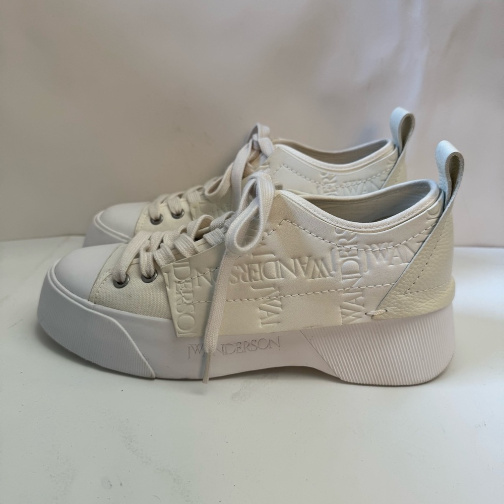 JW Anderson White Platform Sneaker
